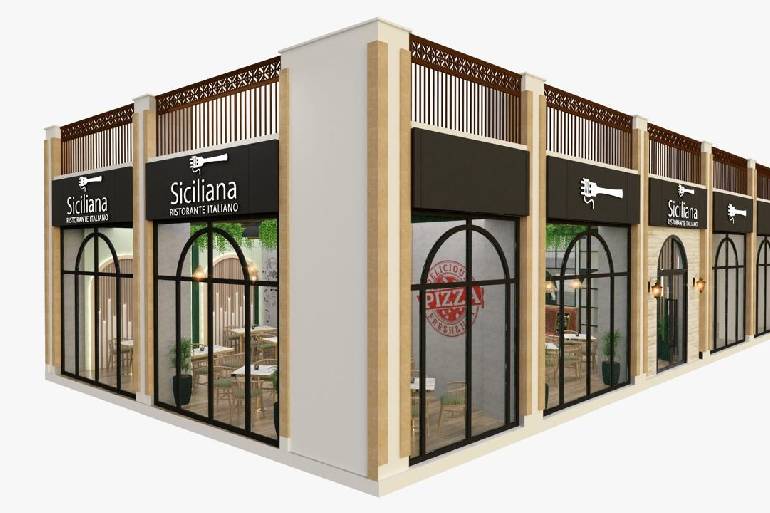 Siciliana italian Restaurent Design