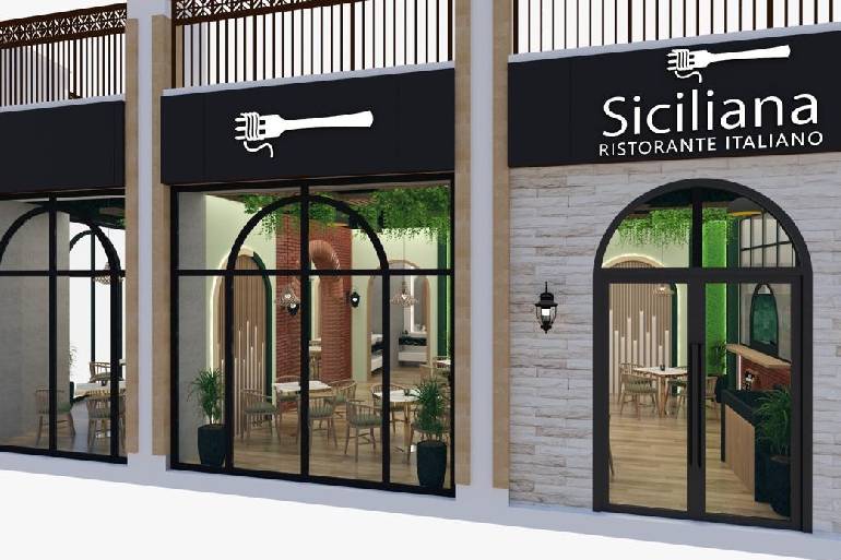 Siciliana italian Restaurent Design